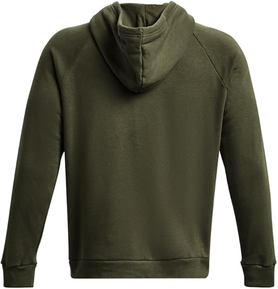 Under Armour felpa con cappuccio UA Rival Fleece Logo da uomo pile misto cotone verde militare