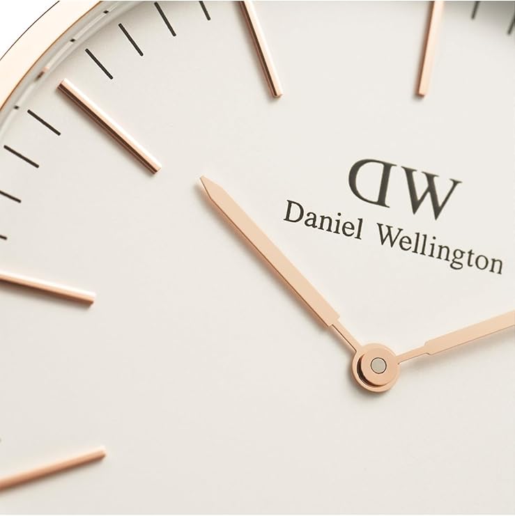 Daniel Wellington orologio 36mm inox 316L rose gold mawes marrone pelle DW00100035