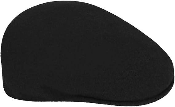 Kangol Cappello Coppola 504 Iconico in Lana Nero Unisex