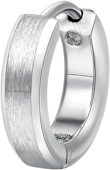 Brosway Orecchino uomo a Cerchio in Acciaio Collezione INK - BIK21