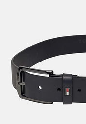 Tommy Jeans Cintura 3.5 cm - pelle nero black DENTON