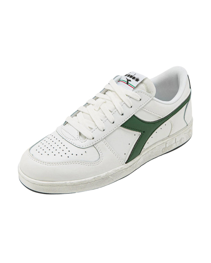 Diadora Sneakers Magic Basket Low Icona Pelle Bianco 2