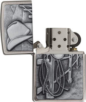 Zippo Windproof Refillable Made In Usa Silver Unisex