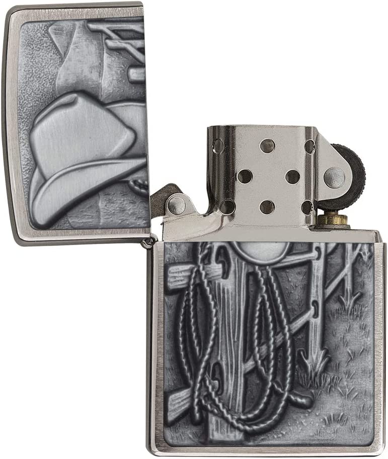 Zippo Windproof Refillable Made In Usa Silver Unisex