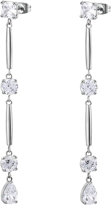 Brosway Orecchini Donna Pendenti in Acciaio e Cubic Zirconia AFFINITY - BFF187