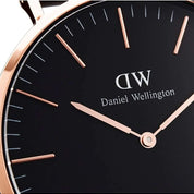 Daniel Wellington orologio 36mm inox 316L sheffield nero rose gold DW00100127