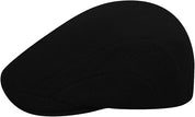 Kangol Cappello Coppola 507 Iconico in Misto Lana Nero Unisex