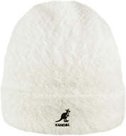 Kangol Berretto Cuffia Furgora Misto Angora Nylon Bianco Avorio Unisex