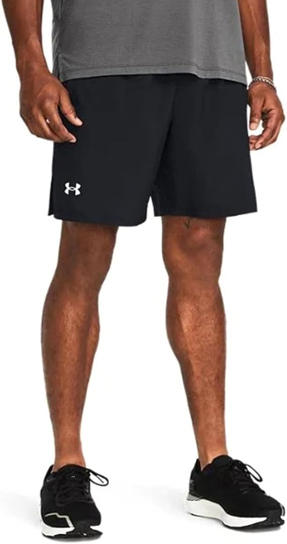 Under Armour LAUNCH shorts pantaloncini compressione allenamento corsa uomo men nero