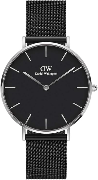 Daniel Wellington orologio uomo donna PETITE ASHFIELD black 36mm nero