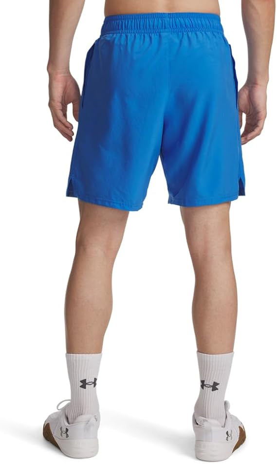 Under Armour Pantaloncini Uomo Shorts Allenamento UA Tech Woven Poliestere Blu Atlantis