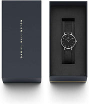 Daniel Wellington orologio petite 28mm inox 316L cromo black ashfield DW00100246