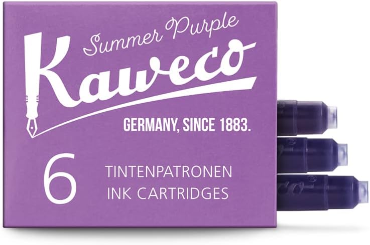 Kaweco cartuccia d'inchiostro 6 pezzi viola lilla