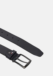 Tommy Jeans Cintura 3.5 cm - pelle nero black DENTON