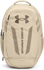 Under Armour Zaino UA HUSTLE 5.0 Backpack Impermeabile porta pc laptop 15" Marroncino Khaki