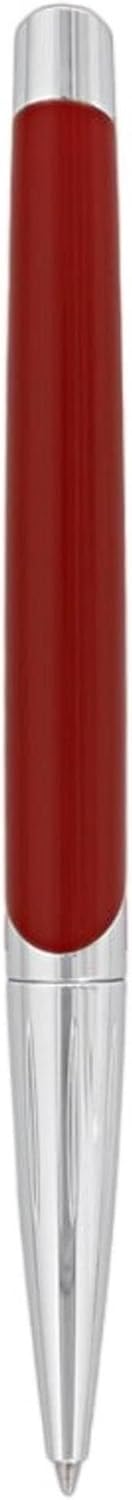 S.t.dupont Biro Penna Sfera Defi in Metallo Rosso opaco e Cromo 405739