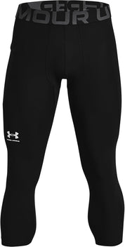 Under Armour leggins compressione pantaloni allenamento corsa uomo men 3/4 palestra nero