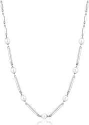 Brosway Collana Donna in Acciaio e Perle | Collezione Affinity - BFF160