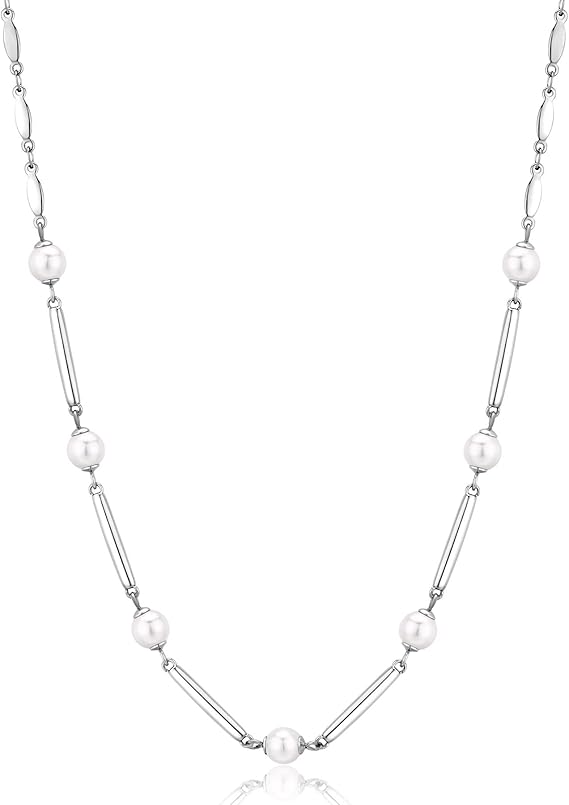 Brosway Collana Donna in Acciaio e Perle | Collezione Affinity - BFF160