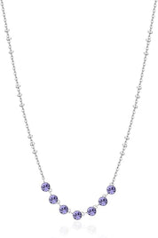 Brosway Collana Donna in Acciaio e Cristalli tanzanite Collezione Symphonia - BYM135