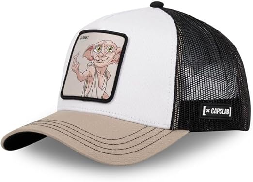 Capslab Cappellino con Visiera Collezione Harry Potter Misto Cotone Grigio Unisex