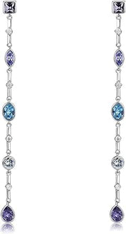 Brosway Orecchini Donna, Orecchini Pendenti in Ottone e Cristalli - Collezione AFFINITY - BFF61