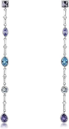 Brosway Orecchini Donna, Orecchini Pendenti in Ottone e Cristalli - Collezione AFFINITY - BFF61