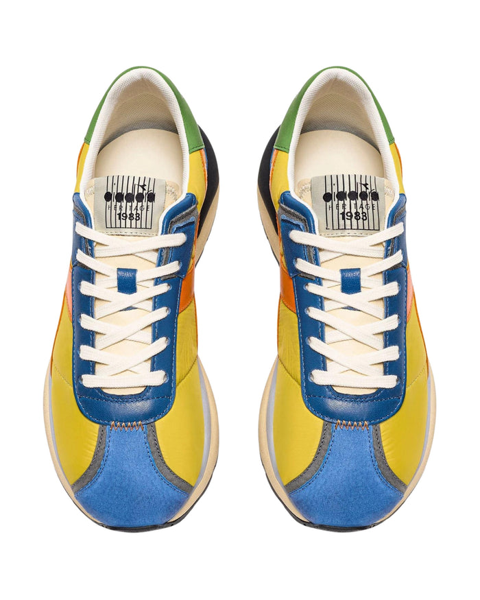 Diadora Heritage Sneaker Mercury Elite Leather Yellow 3