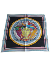 Versace Multicolored 100% Silk Scarf