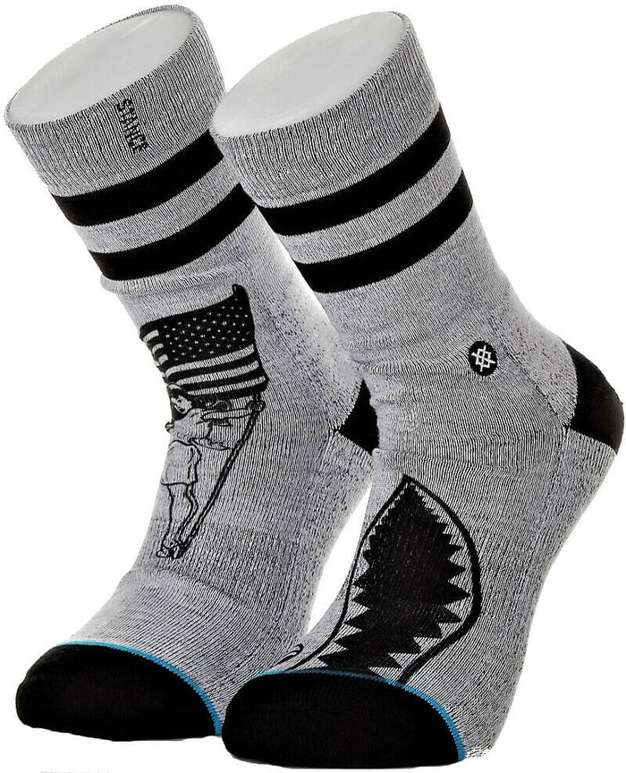 Stance Athletic Combed Cotton Socks Grey Men 1