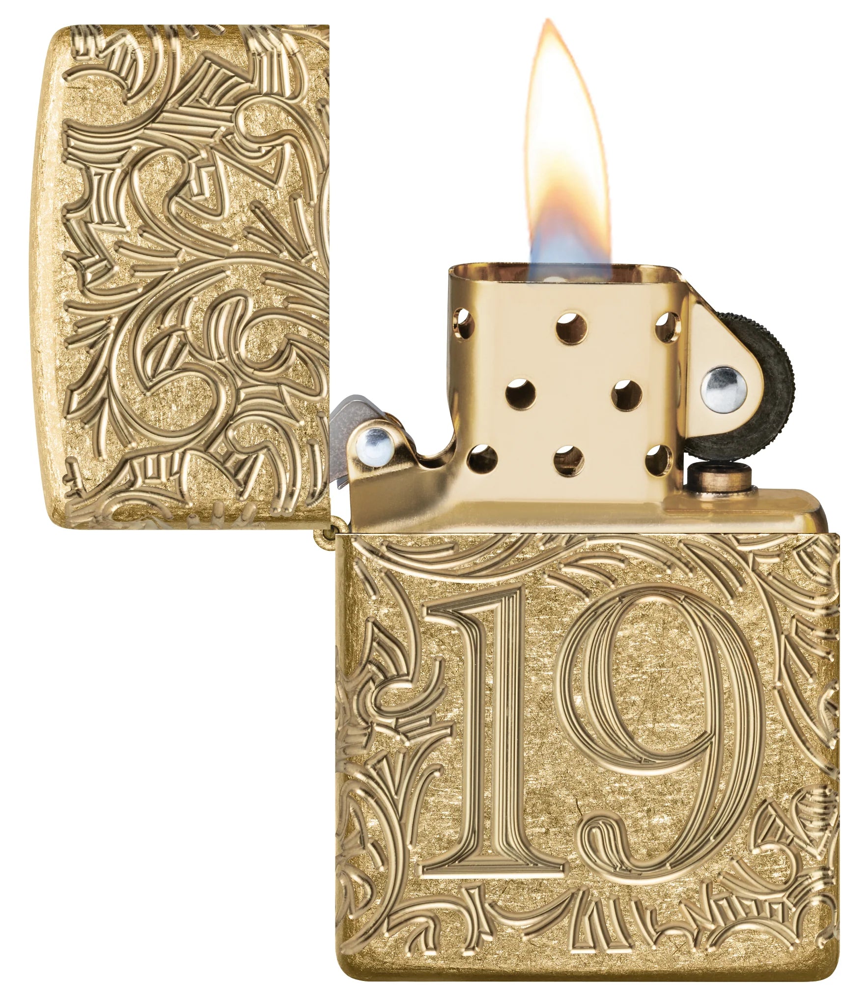Zippo Accendino Special Limited Edition Oro filigrana 1932 ARMOR 360 gradi