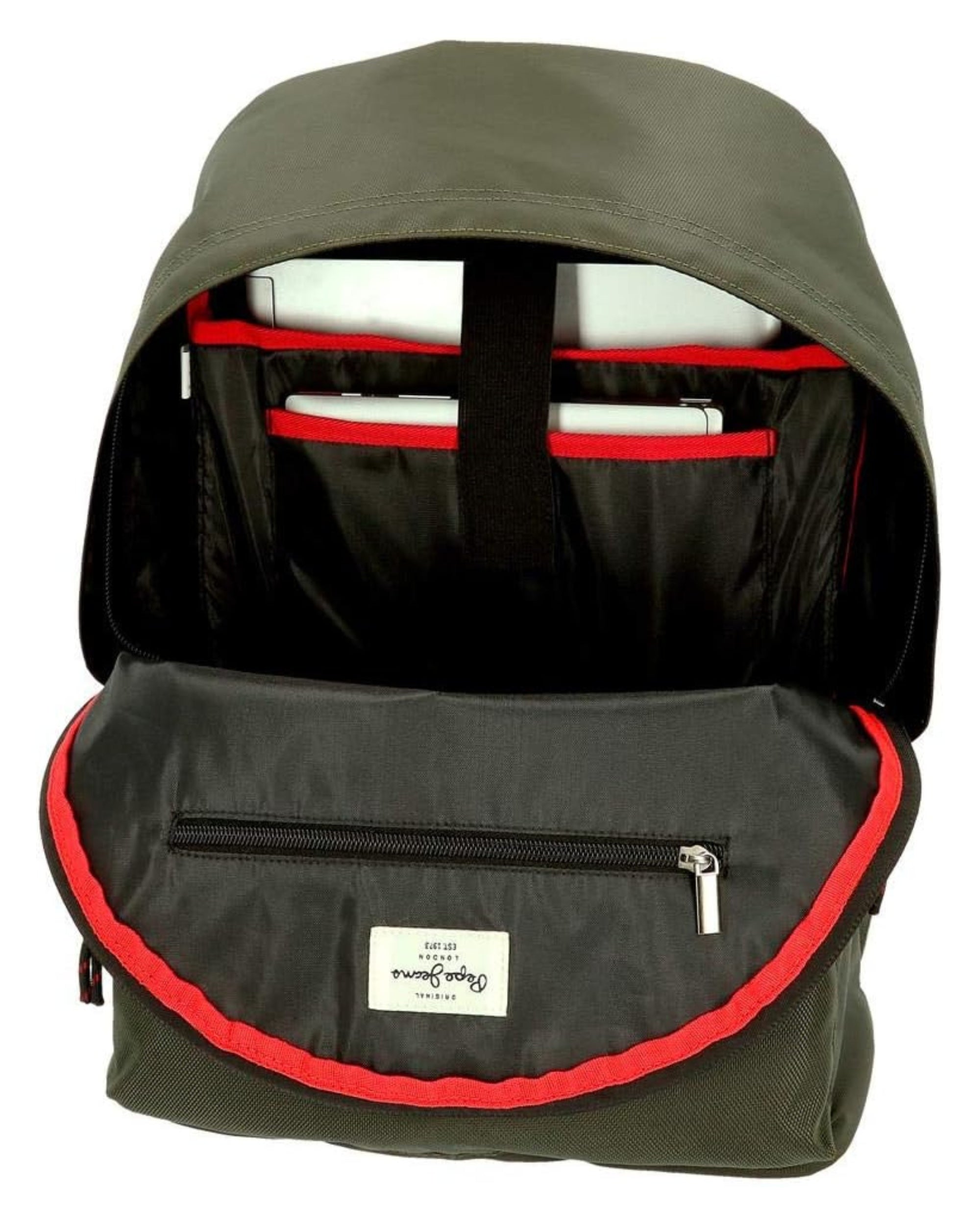 Pepe Jeans Porta Laptop Pc Adattabile Su Trolley Verde Unisex