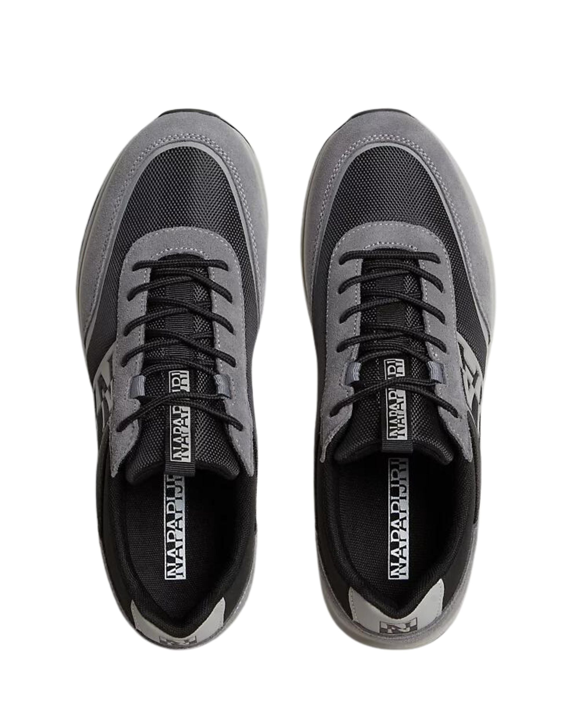 Napapijri Low Sneakers Leather and Fabric Black