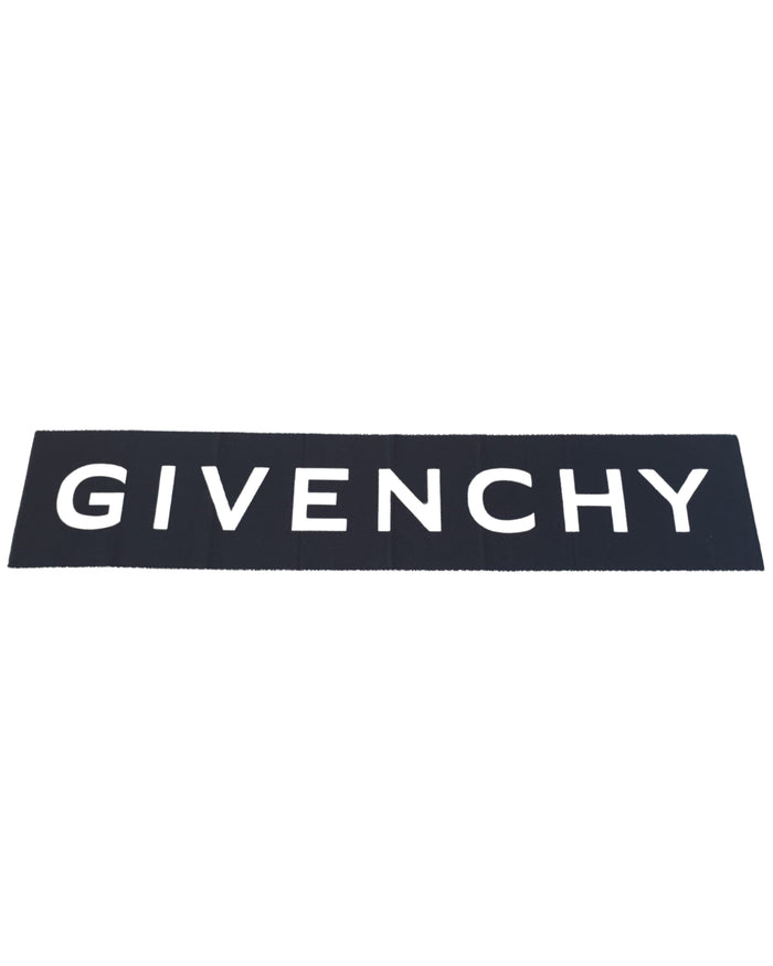 Givenchy Foulard Big Logo Lana Nero 1
