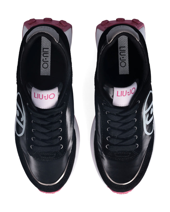 Liu Jo Sneakers Pelle Nero Donna 4