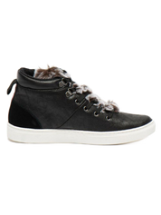 Napapijri Sneakers Alte Stivaletti Urban Casual Pelle Nero