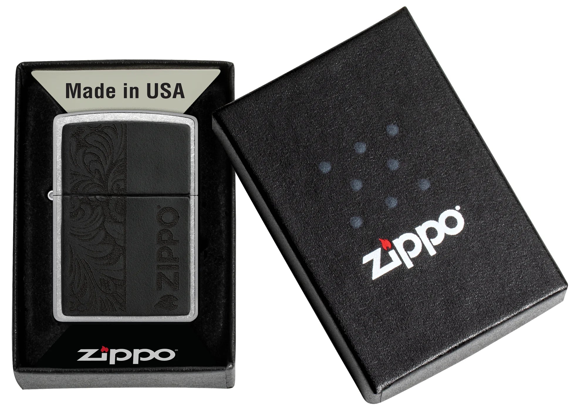Zippo Accendino Special Limited Edition Emblena in Pelle con Filigrana 46919 Unisex