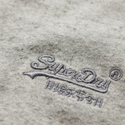 Superdry t-shirt men uomo logo ricamato essential emb stone