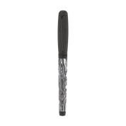 S.t.dupont biro penna roller fibra di carbonio Pvd lucido nero storm 14,8x1,5 cm 412395L
