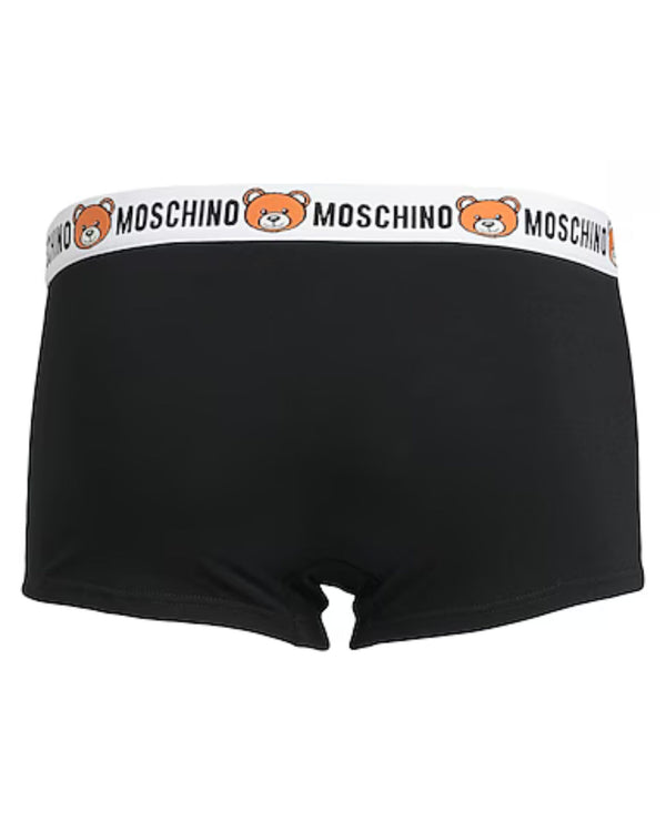 Moschino Underbear Set 2 Boxer Cotone Nero-2