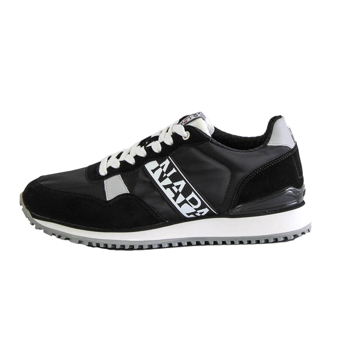 Napapijri Low Sneakers Running Black Nylon/Leather 1