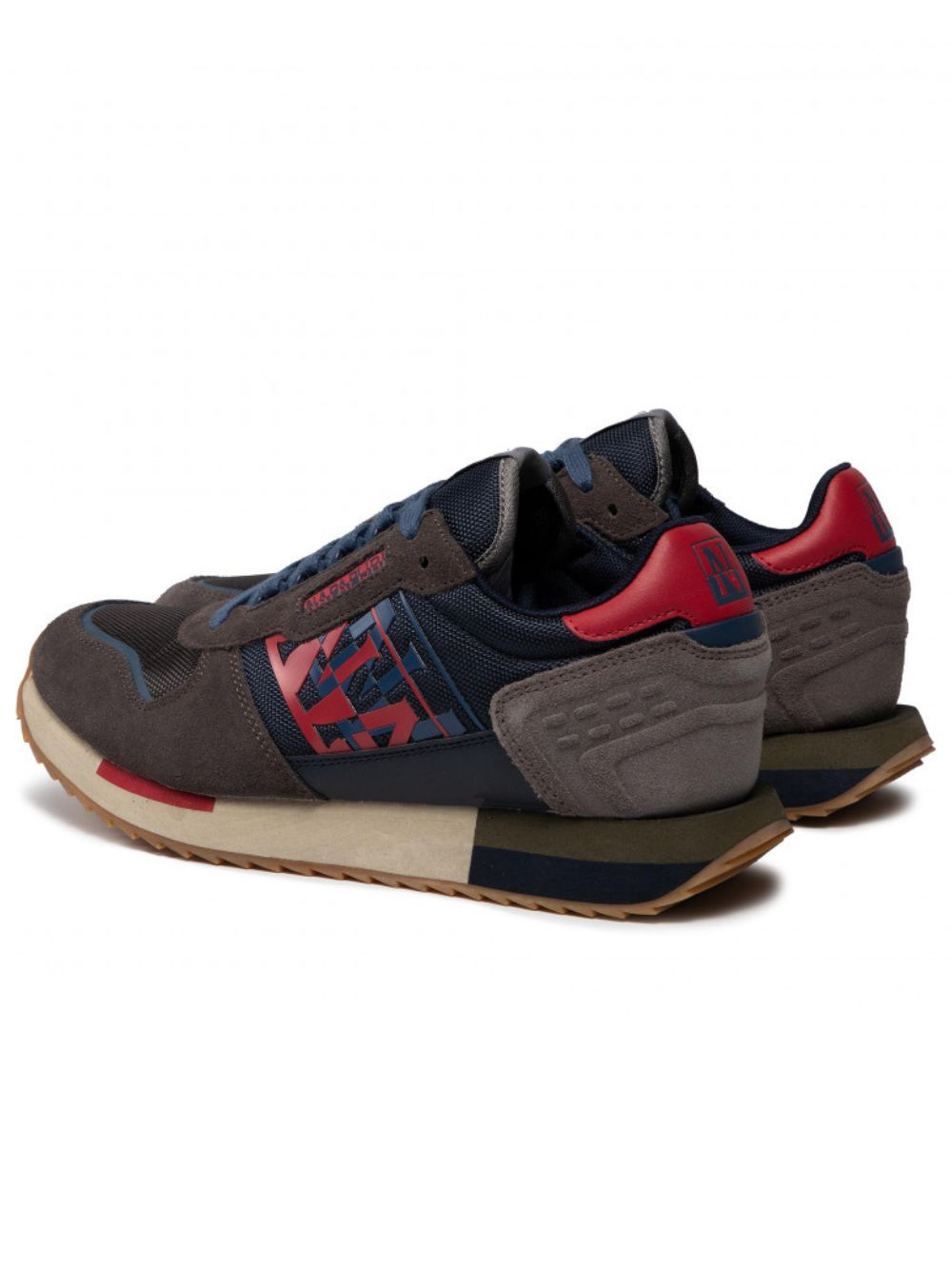 Napapijri Sneaker Suede Virtus Running Casual Outdoor Grey