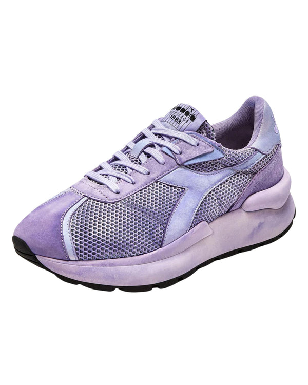 Diadora Heritage Sneakers Mercury Elite in Pelle Tie-Dye Viola-2