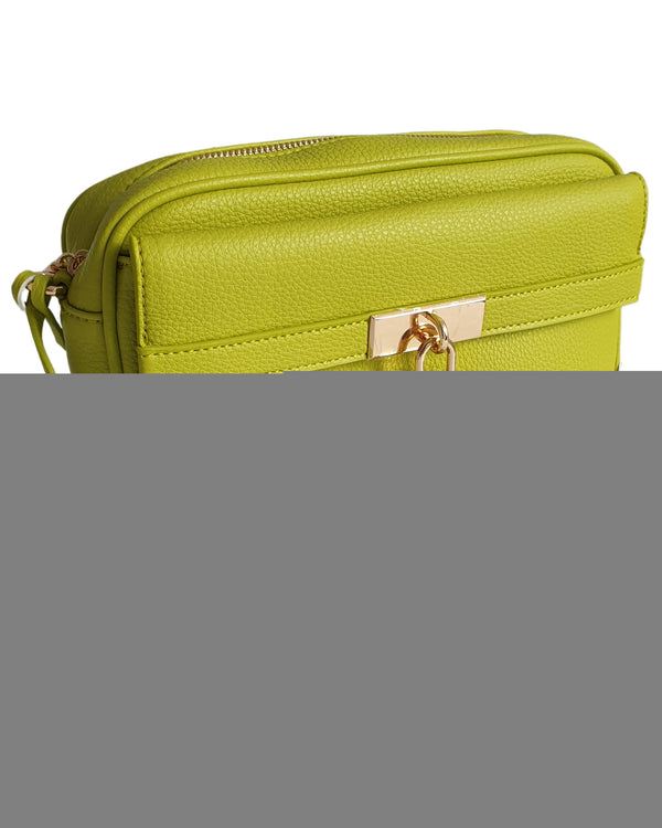 Fracomina Camera Bag In Ecopelle Con Tracolla Giallo Donna-2