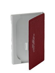 Spalding &amp; Bros Ag Business Card Holder Red Unisex