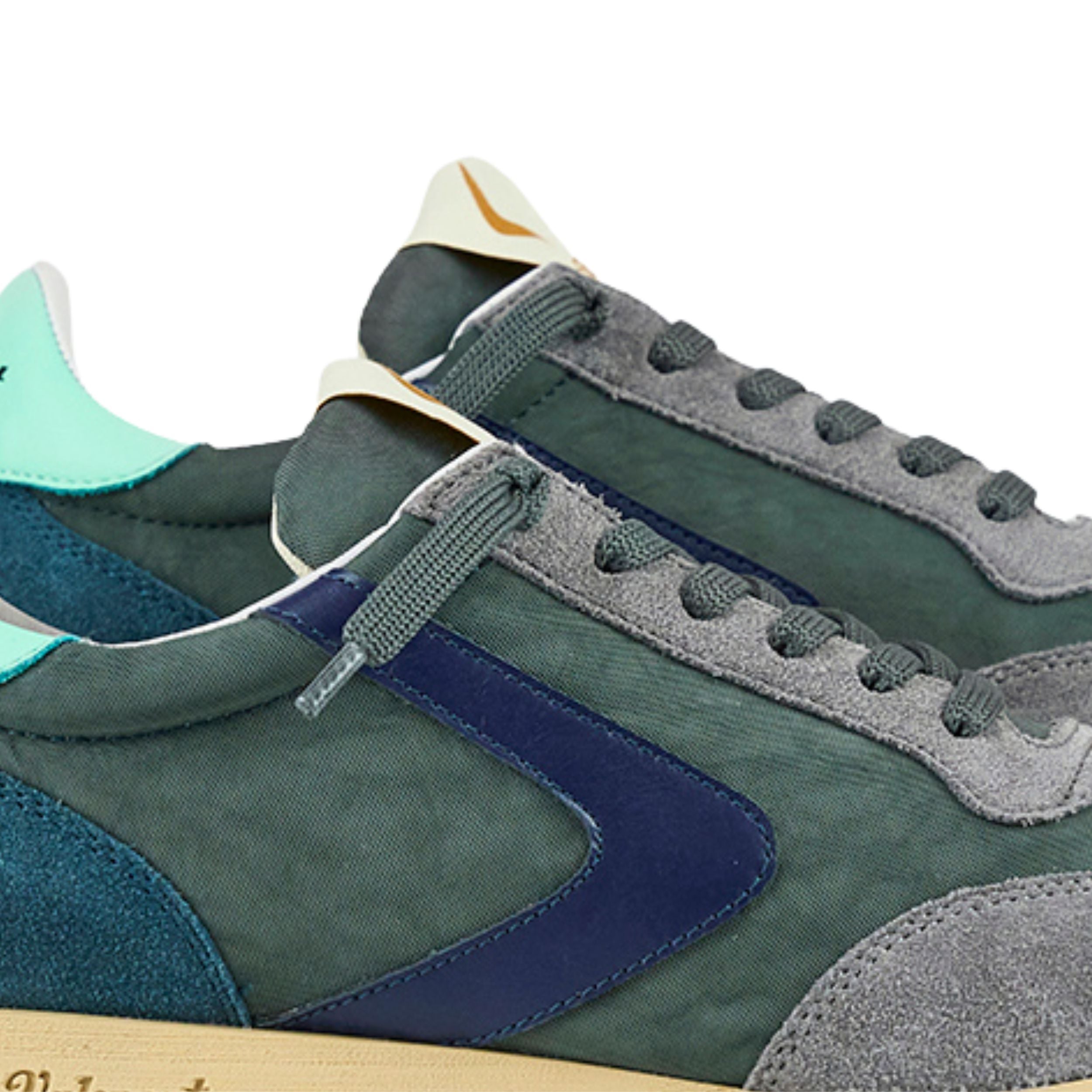 Valsport Scarpe Sneaker Uomo Start Nylon Vintage Grigio Multicolore Ionio