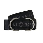 North Sails cintura belt nastro logato fibbia ring tessuto tecnico black