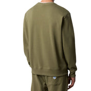 North Sails Felpa manica lunga girocollo CREWNECK SWEATSHIRT verde militare 691220