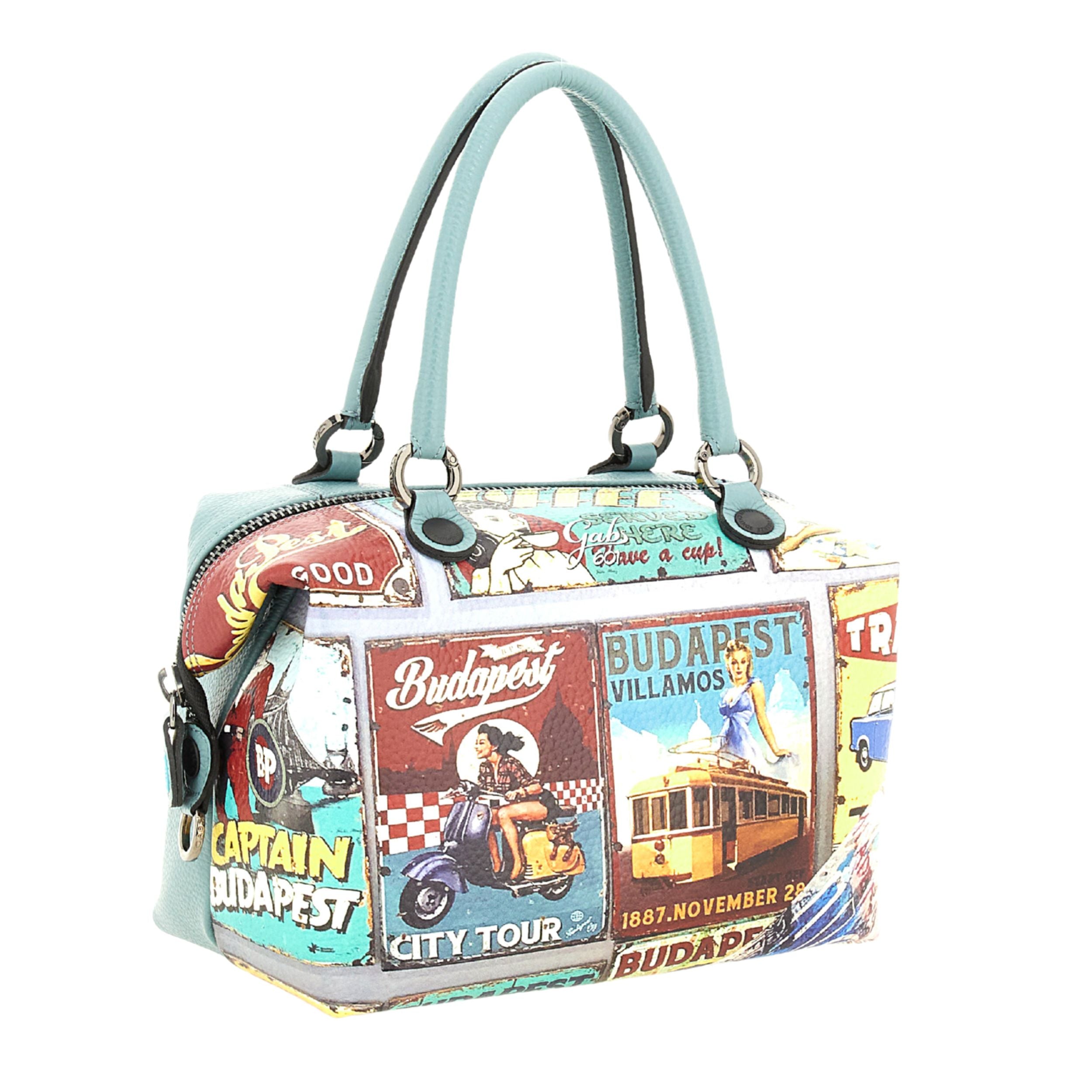 Gabs G3 Plus M Basic Borsa Zaino Trasformabile Hobo Shopper Tote Bauletto in Pelle Stampa 601