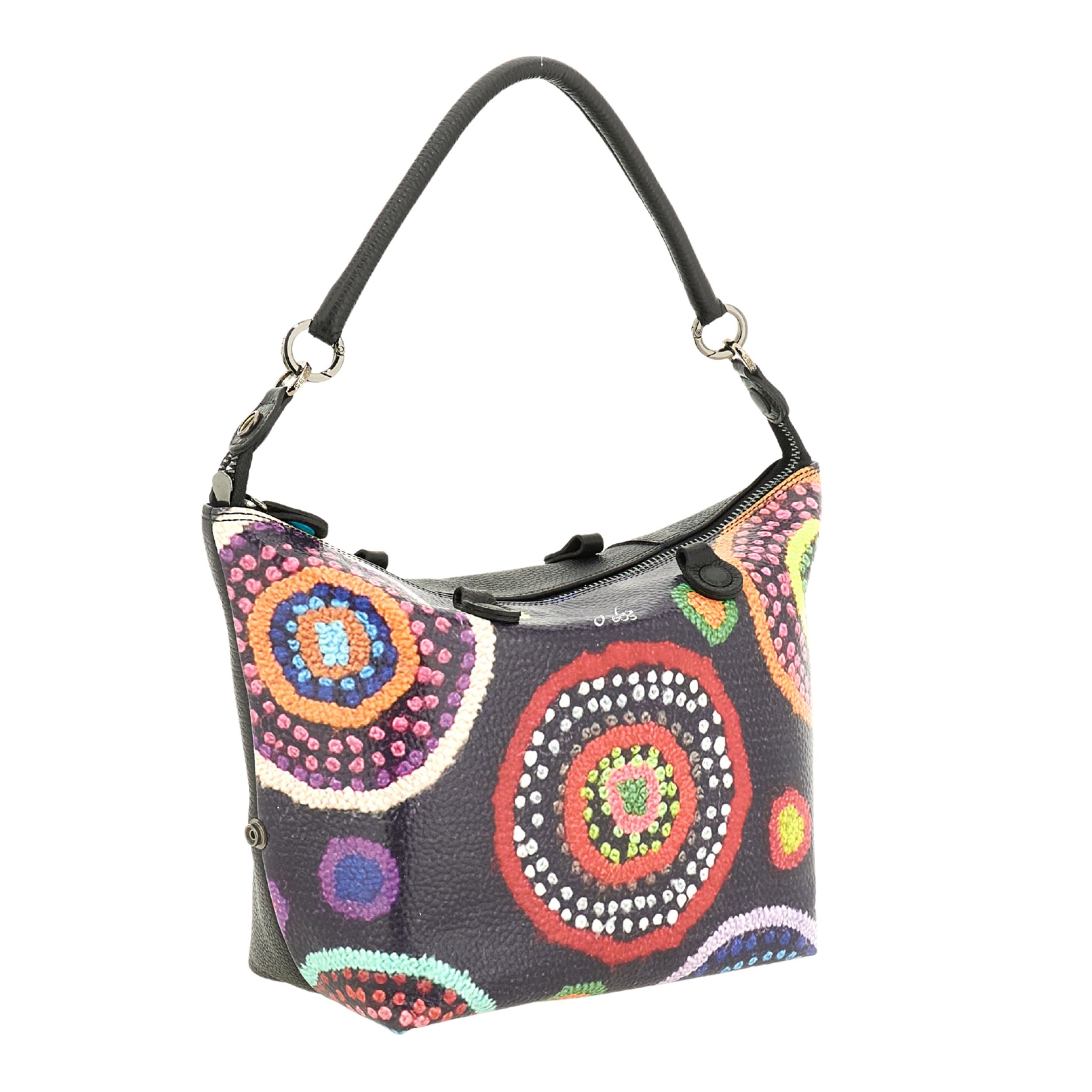 Gabs G3 Plus M Basic Borsa Zaino Trasformabile Hobo Shopper Tote Bauletto in Pelle Stampa 603